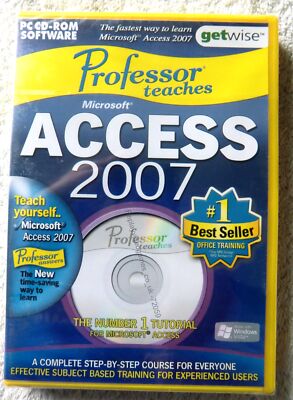 72059 - Professor Teaches Microsoft Access 2007 [NEU / VERSIEGELT] - PC (2006) Windo