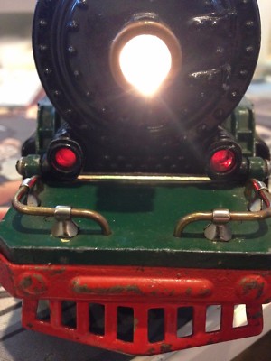   RED LENS,  BOILER FRONT (TWO) FITS LIONEL 260E,262 O GAUGE PREWAR AND MORE