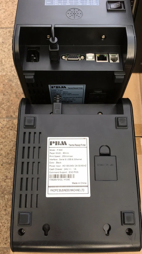 15" Touchscreen All In One POS System Restaurant Point Of Sale 2 Printers  - Image 4 of 4