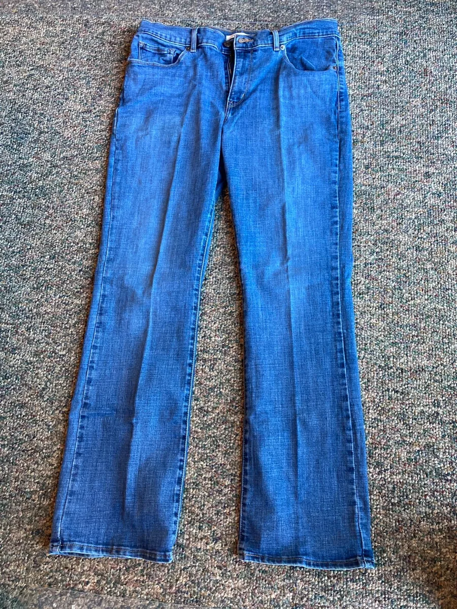 Levi Strauss Co Womens Classic Boot Blue Jeans 14