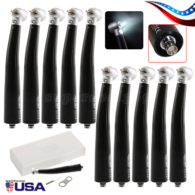 1-10*SANDENT Dental LED E-generator Large Handpiece / 4 Hole Coupler fit NSK DL
