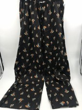 NORDSTROM BP BLACK DITSY BLOOM WOMENS LOUNGEWEAR BOTTOMS S