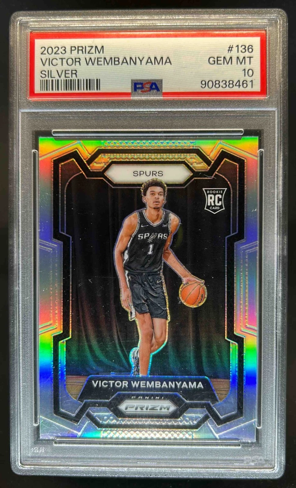 2023 Prizm Victor Wembanyama Silver #136 PSA 10 | Card Ladder