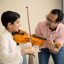 4/4 Acoustic Violin Basswood Case Bow Rosin for Student Beginner