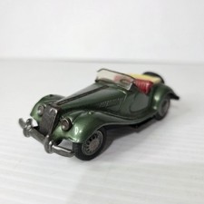 Bandai Japan Vintage Tin 1950'S MG Green Roadster Midget Convertible Car