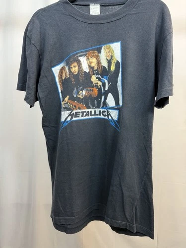 Metallica Shirt Large Garage Days Thrash Metal 1980s vintage concert t-shirt, vintage, size L, single stitch, B+ condition
