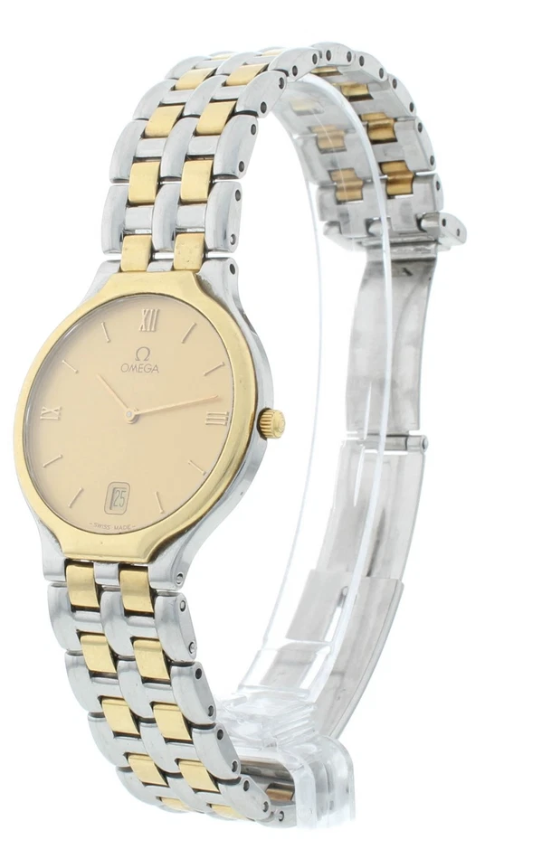 Omega De Ville 32mm Quartz Steel & Yellow Gold Vintage Men's Watch 4230.13.00 - Image 3 of 4