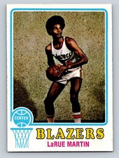 1973-74 Topps #89 Larue Martin Portland Trail Blazers