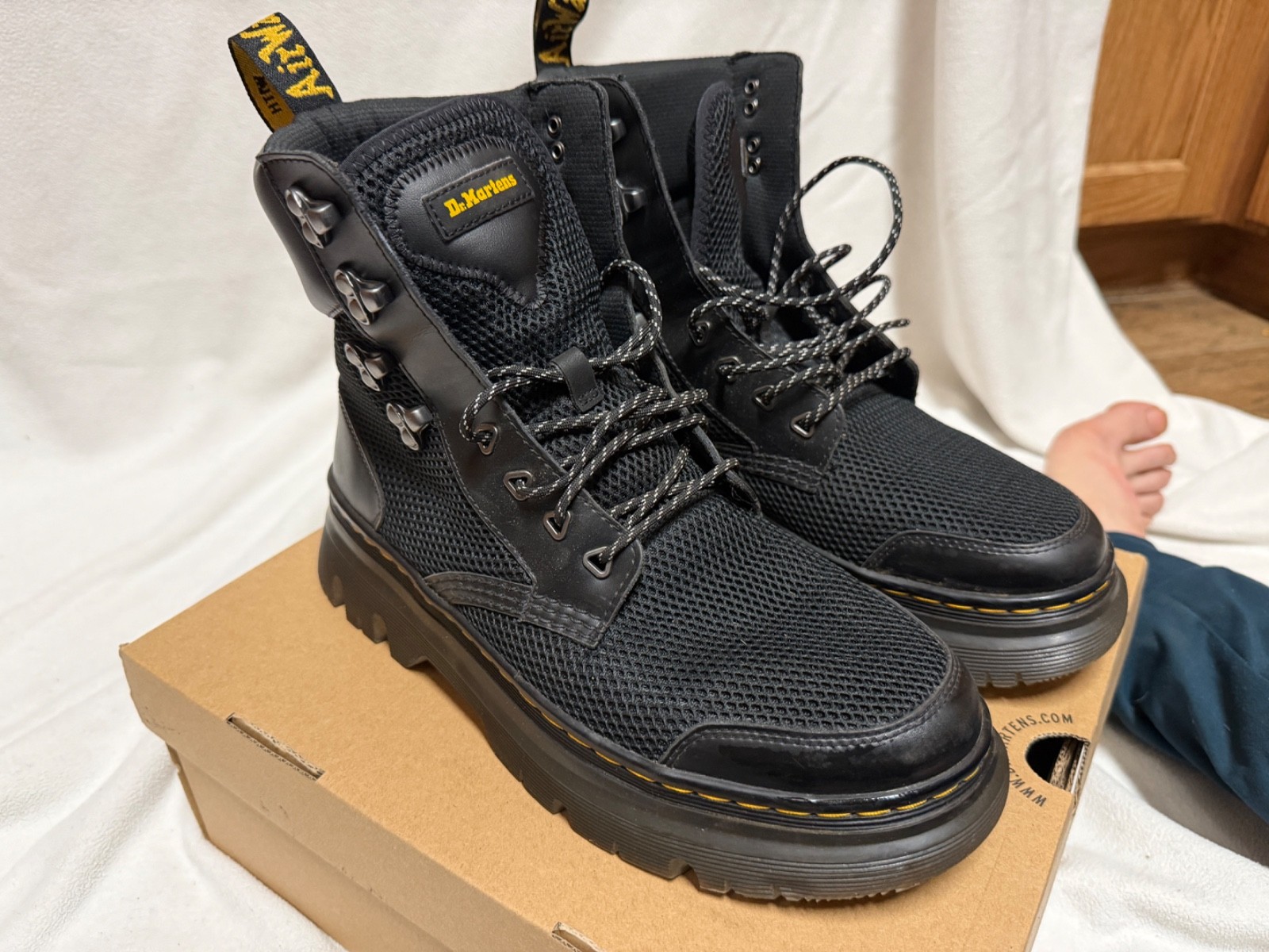 Dr. Martens Tarik TG Utility Boots black Combat Tactical Mens Size 9 image 2