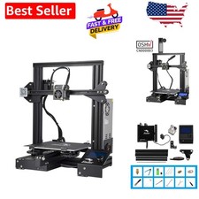 Beginner-Friendly Creality 3D Printer with Resume Capability & Compact Design