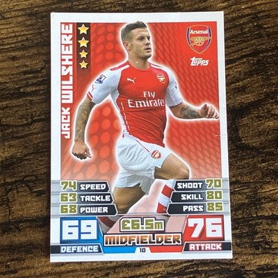Match Attax 2014/15 Jack Wilshere Basiskarte (Beschreibung lesen)