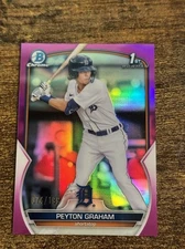 Peyton Graham 2023 Bowman Chrome Prospects 1st #BCP57 Fuchsia Refractor /199 SSP