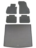 Gummi FußMatten Kofferraumwanne FüR BMW X1 F48 2015-2022 Set Gummimatten Auslage