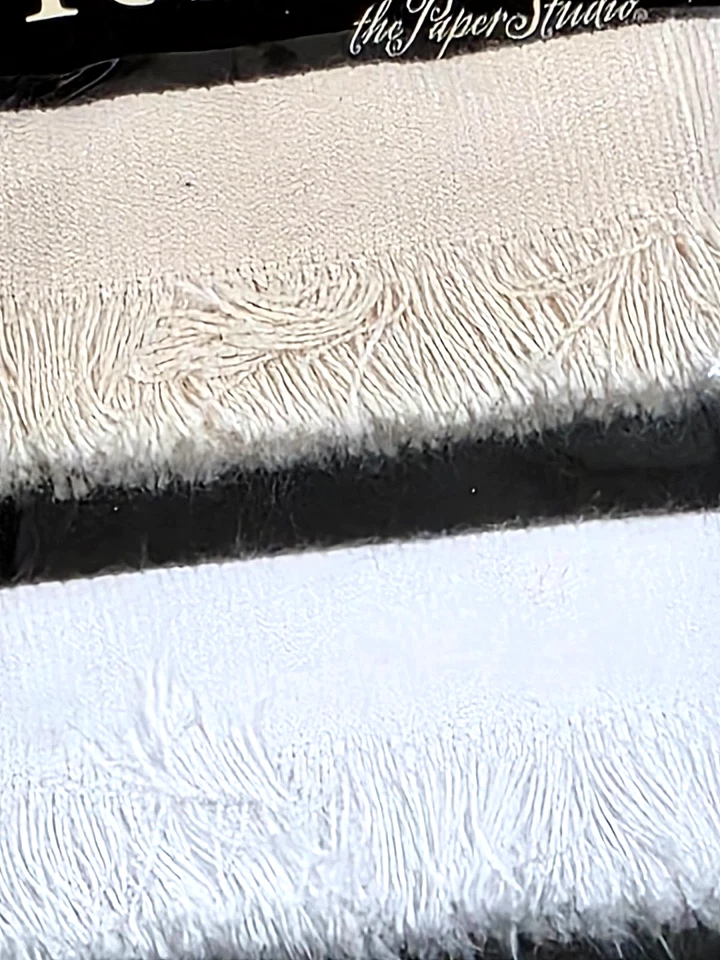 The Paper Studio RIBBON 3-Pack - CANVAS FRAYED RIBBON - 3 feet each - Image 2 of 2