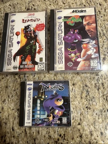 Sega Saturn Loaded, Space Jam, Nights Into Dreams NTSC-U/C