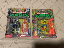 2025 Playmates TMNT Teenage Mutant Ninja  Retro Reissue SCALE TAIL & Chrome Dome