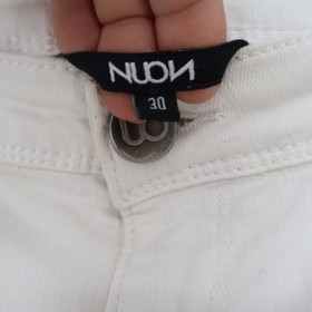 Nuon Womens White Skinny Jeans Size 30 Stretch Denim Slim Fit Mid Rise