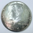 1964 P KENNEDY SILVER HALF DOLLAR ~ 90% SILVER ~ AU ALMOST UNCIR. DETAILS #9530
