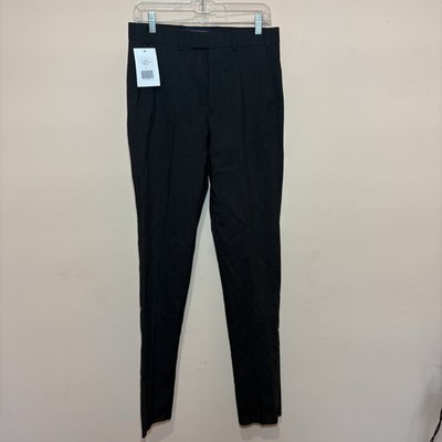 Louis Vuitton Mens Cigaret Gray Wool Slim Uniform Trouser Pant Size EU 44 NWT