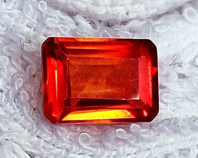 Unbehandelt Nicht Erhitzt Natürlich Orange Saphir 3.40 Karat Loose Edelsteine