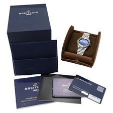 BREITLING A10380101C1A1 Chronomat Automatic 36 36mm Blue Box Papers Men's Watch 18