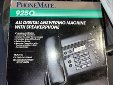 PhoneMate 9250 Digital Answering Machine With Speaker Phone 1993 Open Box