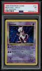 1999 Pokemon Base Set Shadowless Mewtwo 1st Edition Holo Card #10 - PSA 1
