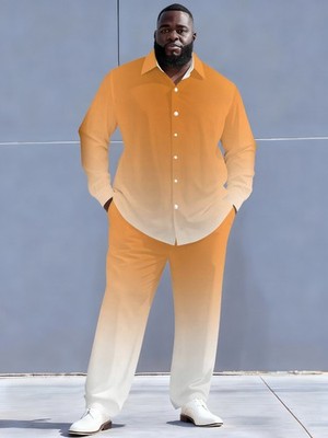 Men's oversized gradients, and the style is biased towards simple and fashionabl