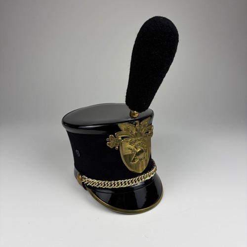 Vintage USMA West Point Cadet Full Dress Shako Hat Plume J.W. Bayly Size 7 1965
