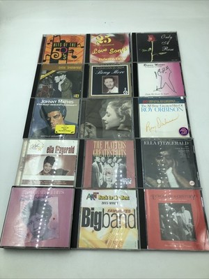 15x Oldies CD s Ella Fitzgerald Roy Orbison Johnny Mathis Aretha Franklin