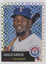 2022 Topps Chrome Platinum Anniversary X-Fractor Adolis Garcia #323 1vj