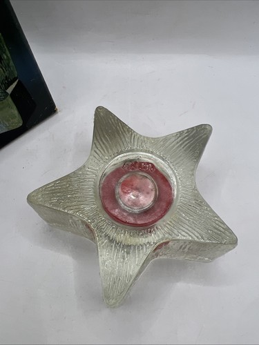 Vintage 1980 AVON Starbright Red Candle-Floral Medley Scent-Star Shape-In Box - Picture 6 of 8