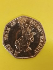 Beatrice Potter 'The Tale of Peter Rabbit' 50p Coin Collection Circulated