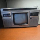 Vintage Sharp Tri Mate 2000 TV AM/FM Cassette Recorder Boombox