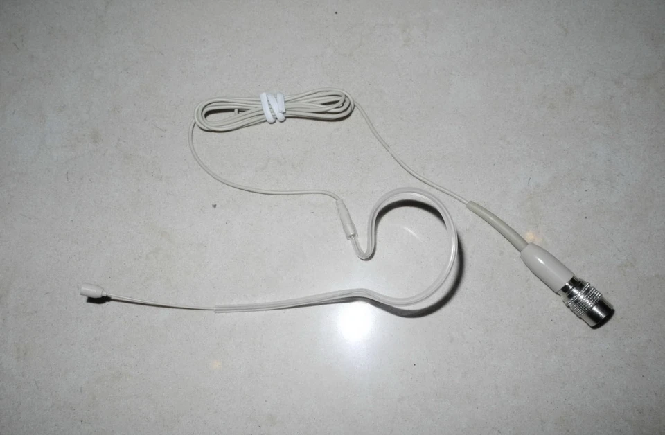  Sale Beige Single ear Hook Headset Mike Microphone for Audio Technica Wireless - Image 2 of 4