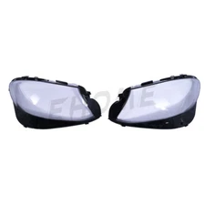 Pair Front Headlight Lens Cover Shell For 2016-2023 Mercedes E Class W213 Glue