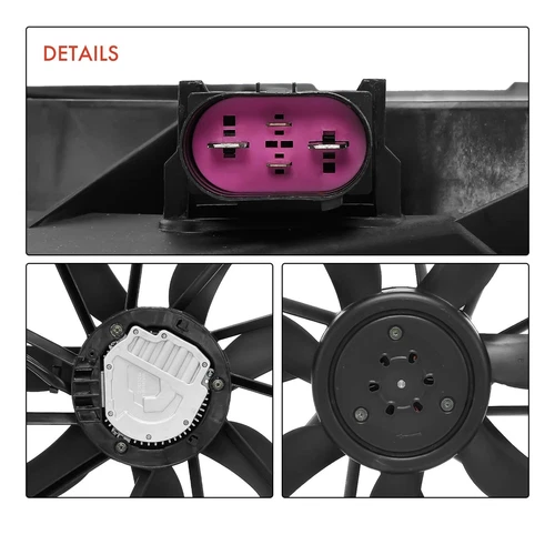 Fits For Chrysler Pacifica Voyager 2017-2021 2022 Radiator Cooling Fan Assembly - Picture 3 of 9