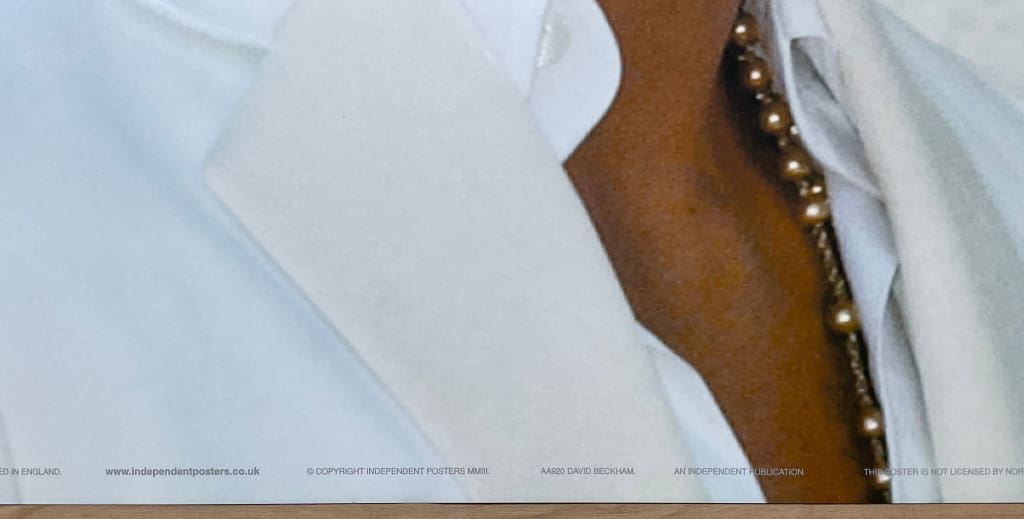2002年　英国 David Beckham 額縁付きフォト 2002年 英国 David Beckham 額縁付きフォト David Beckham Signed
