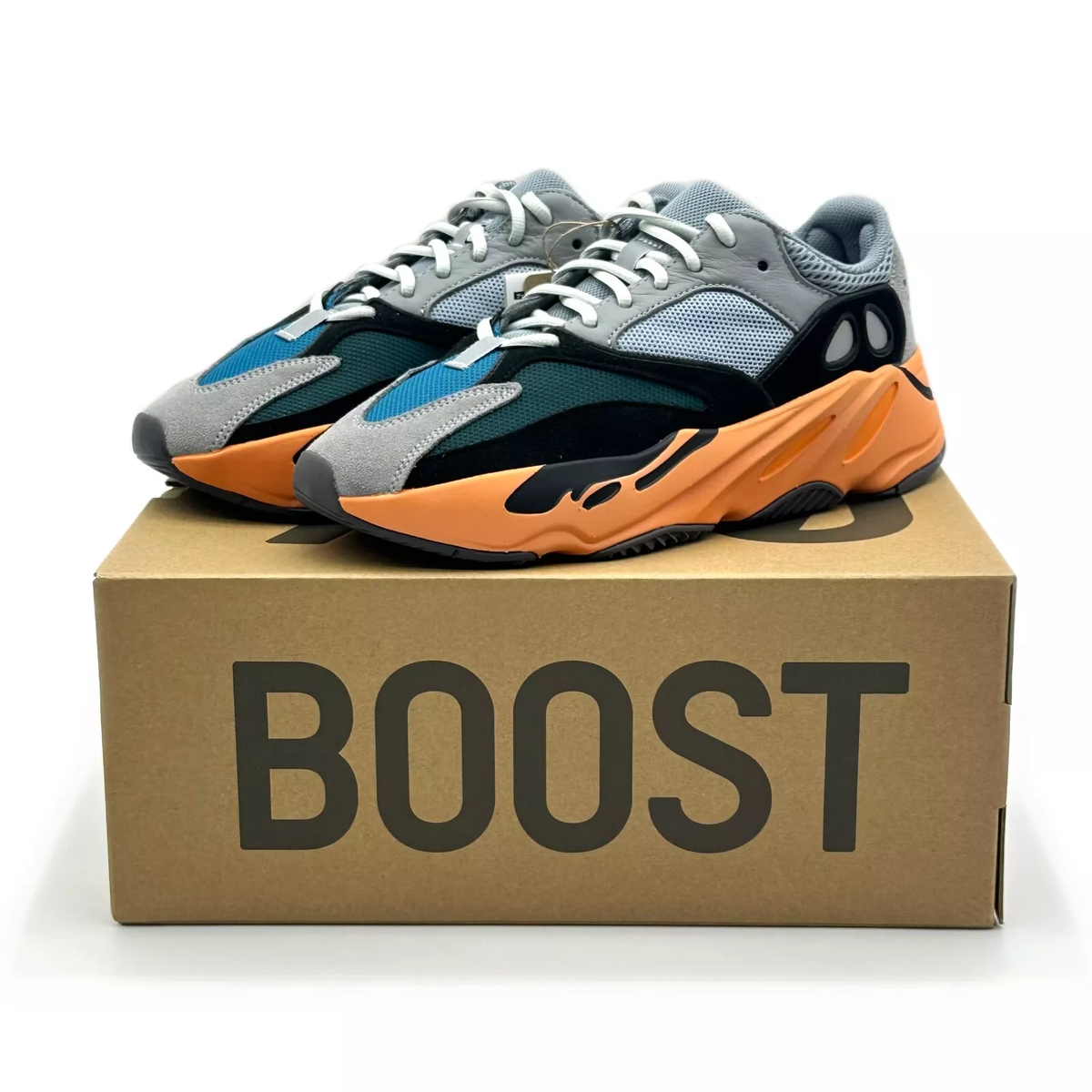 Yeezy Boost 700 Wash Orange Wave Runner Size GW0296 🚀 SAME