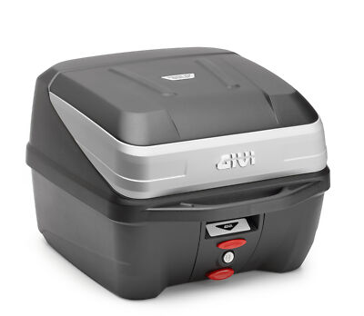 GIVI Monolock Topcase 32 Liter Schwarz Inklusive Platte + Universelles Kit