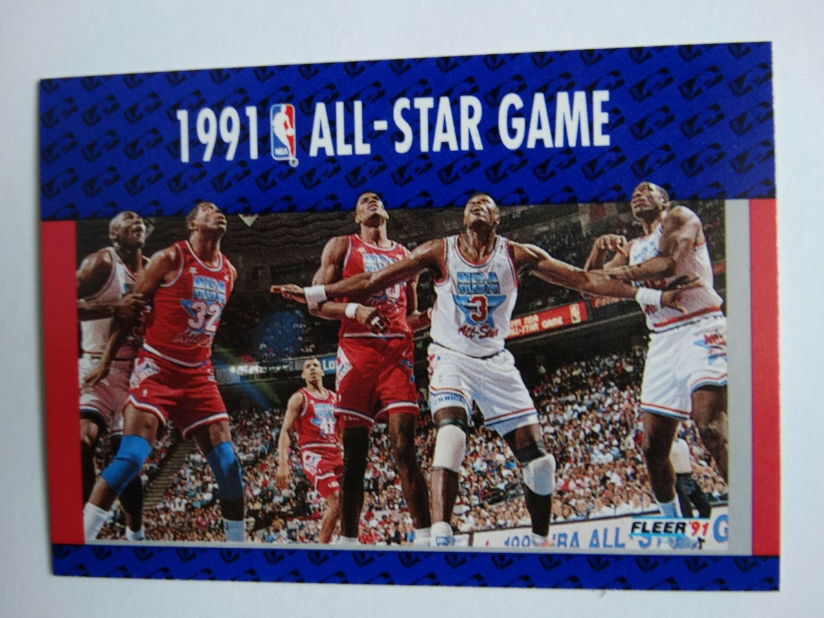 1991-92 Fleer - 1991 All-Star Game Michael Jordan, Magic Johnson