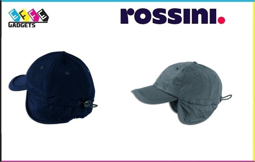 ROSSINI Cappello Berretto con Visiera INVERNALE con Para Orecchie in Pile  H066 | eBay