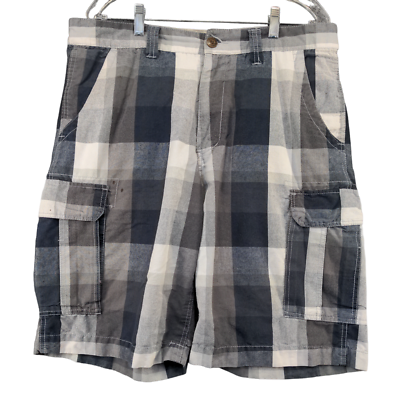 OTB One Tough Brand Mens Cargo Shorts Multi Size 36 Cotton Blend Pockets  Check | eBay