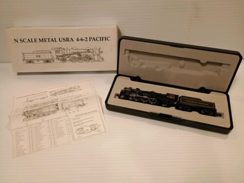 Model Power N Scale Metal USRA 4-6-2 Canadian Pacific #1244 7407 CP