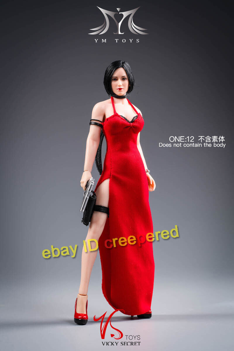 MTTOYS Resident Evil Ada Wong 1/12 Scale Head & Accessories No Body With  head