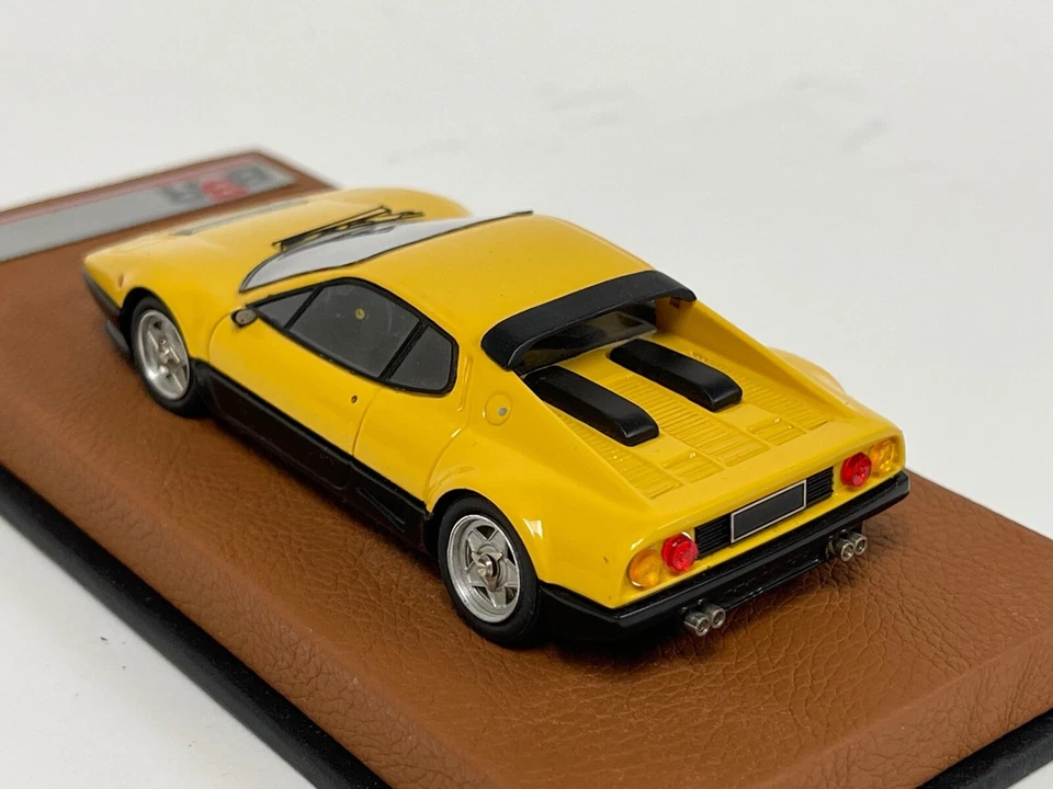 1/43 BBR Ferrari 512 BB Street from 1976 in Yellow BBR 33D. GP084 - Image 2 of 4
