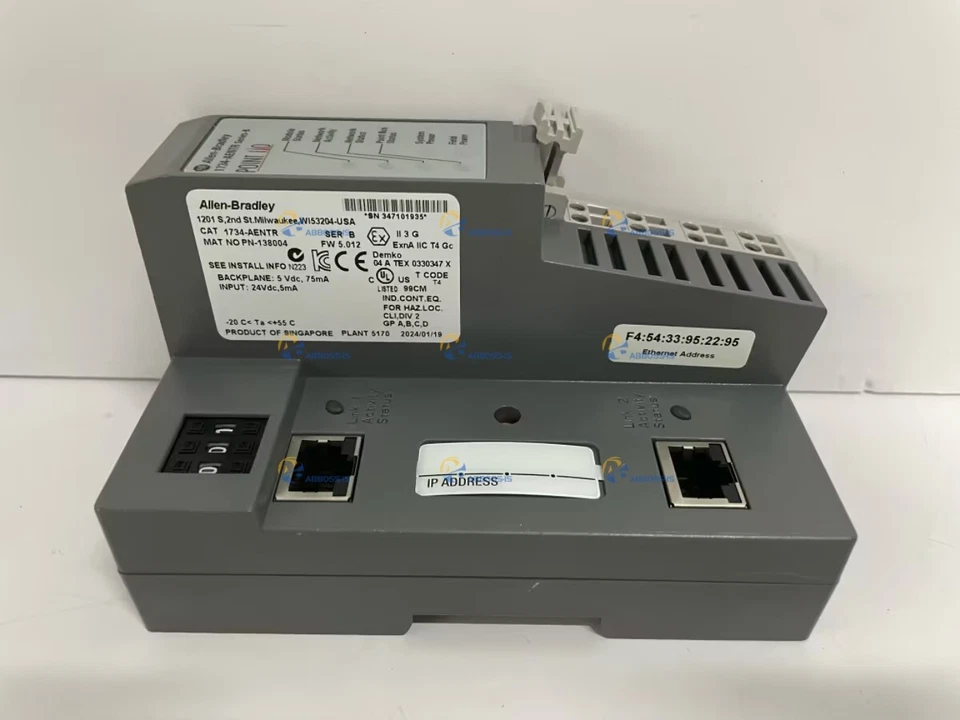 1PCS NEW 1734-AENTR Series C Point I/O Dual Network Adaptor - Image 3 of 4