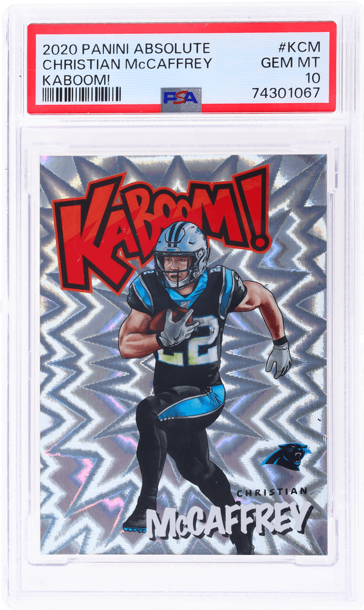 2020 Panini Absolute Christian Mccaffrey Kaboom! #9 PSA 10 | eBay