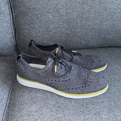 COLE HAAN Original Grand Stitchlite Wingtip Oxford Gray  display picture 2