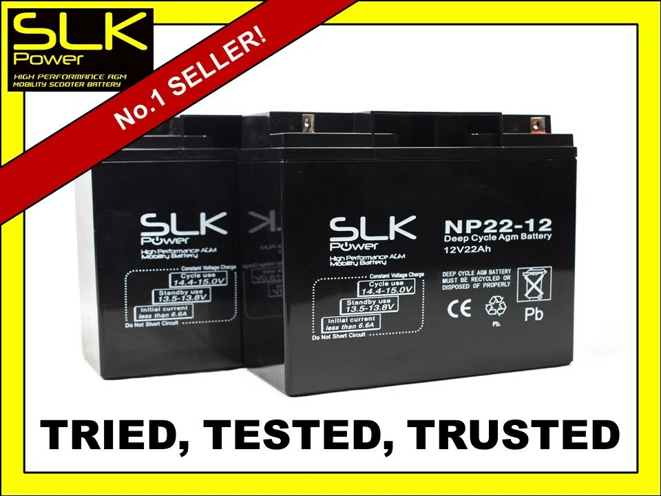 SLK POWER PRIDE GO GO SPORT ELITE, ELITE TRAVELLER PLUS HEAVY DUTY LONG DISTANCE BATTERIES